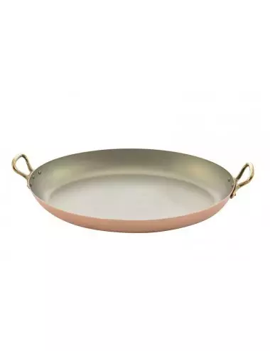 Een Hoorn - Beautiful red copper oven oval pans - Copper