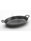 PLAT OVALE FONTE NOIRE - STAUB