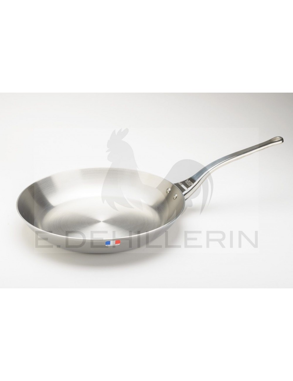 Poêle Inox 18-10 - compatible tous feux dont l'Induction - 20 cm