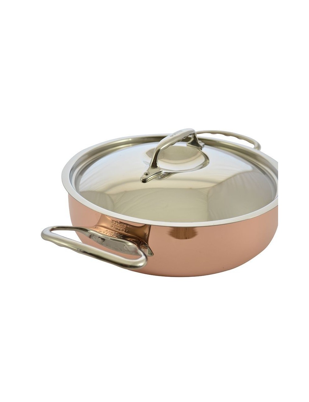 RONDEAU AVEC COUVERCLE CUIVRE INDUC - MATERIEL DE CUISSON Choix ...