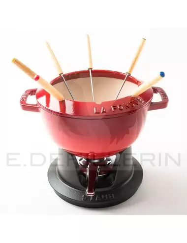 FONDUE POT - RED D20 - STAUB