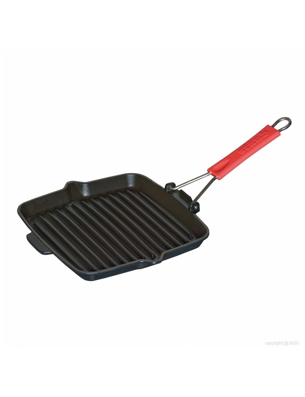 RECTANGULAR GRILL IN CAST IRON 34 X 21 - STAUB-COOKING UTENSIL