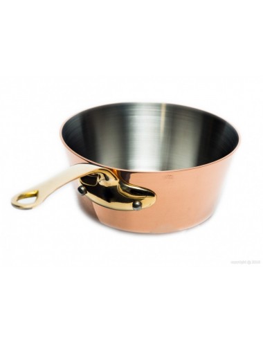 SPLAYED SAUTE PAN IN COPPER...
