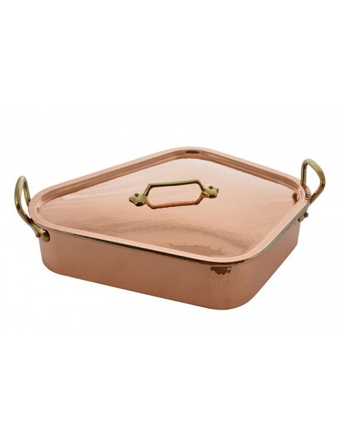 TURBOT KETTLE IN COPPER TIN L50COOKING UTENSIL