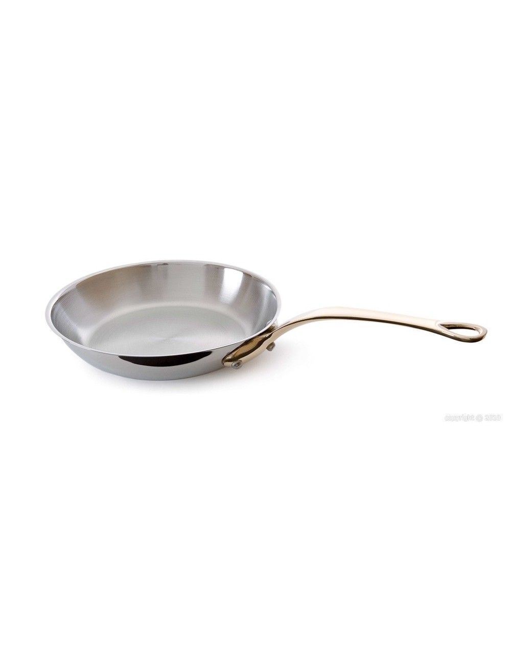 POELE INDUC'INOX MONTURE BRONZE - MATERIEL DE CUISSON Choix diamètre (cm) 24