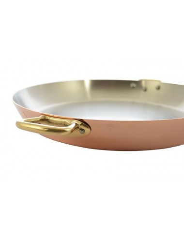 PLAT A PAELLA CUIVRE INOX D35