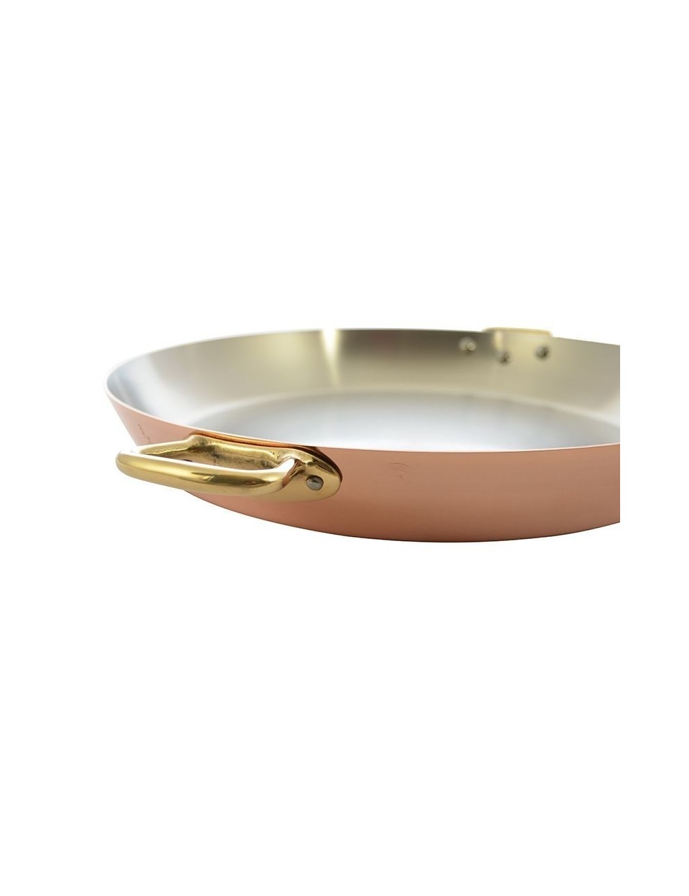 PAELLA PAN IN COPPER S/STEEL D35COOKING UTENSIL