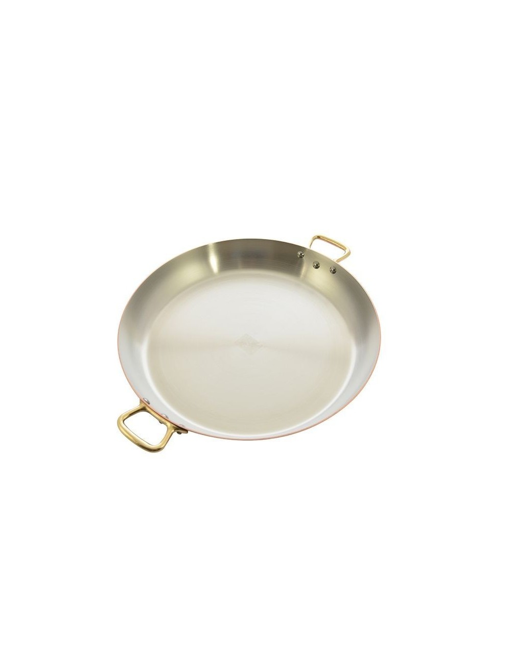 PAELLA PAN IN COPPER S/STEEL D35COOKING UTENSIL